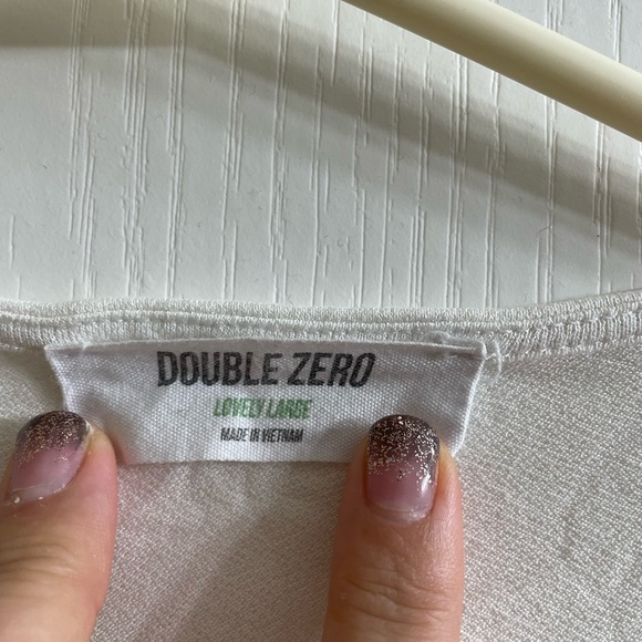 EUC Double Zero Drape Wrap Top - Picture 3 of 4